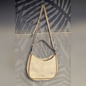 Kate Spade Off White and Tan Shoulder Bag